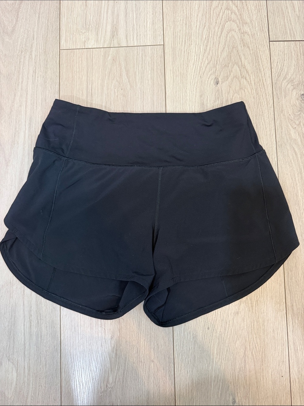 lululemon athletica Black Athletic Running Shorts